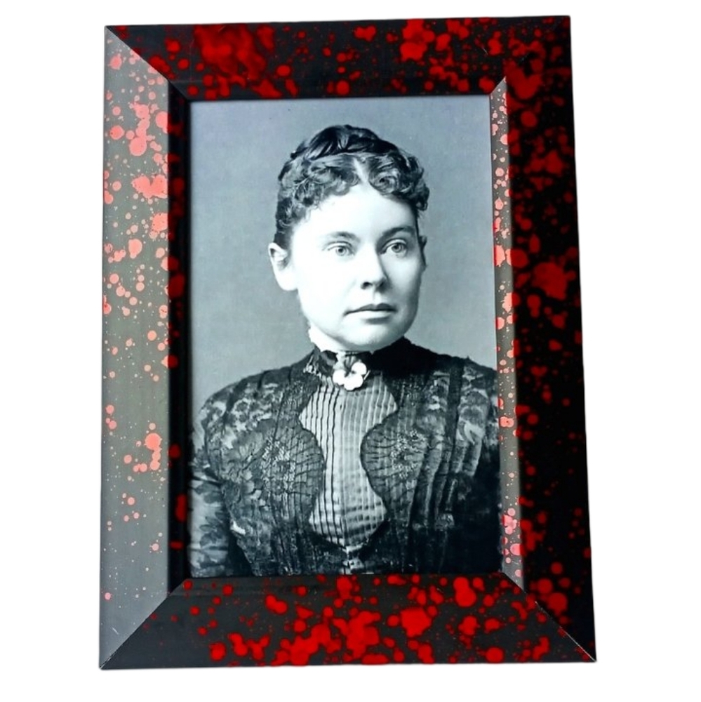 Serial Killer Female Lizzie Borden Gothic Oddity Vintage Bloody Victorian Art